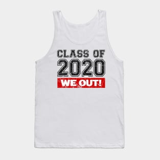 Vintage 'Class of 2020' Senior We Out Graduation Gift Tank Top